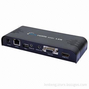 LKV376 PC-to-HDMI Over LAN Converter and Extender, Supports Microsoft's Windows 8/7, Vista and XP